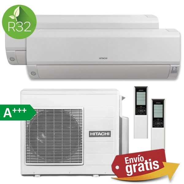 Fujitsu 2x1 AOY40M2-KB + ASY25MI-KMC + ASY25MI-KMC Aire Acondicionado