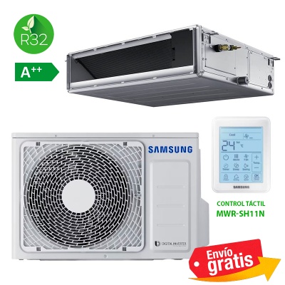 Aire Acondicionado Conducto Slim Samsung AC026BNLDKG/EU + AC026RXADKG/EU