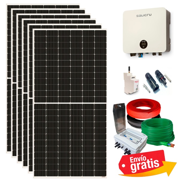 Kit Instalación Fotovoltaica de autoconsumo 5 kW Monofásico