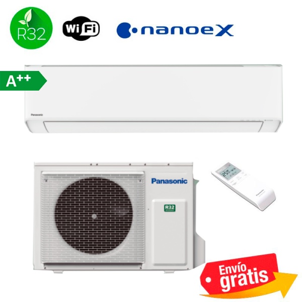 Aire Acondicionado Split 1x1 Panasonic Etherea KIT-Z71-ZKE Blanco Mate