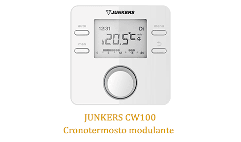 Caldera Junkers cerapur zwbc 24-2c con cronotermostato cw100