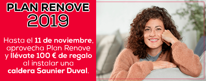 Nuevo Plan Renove de calderas de Saunier Duval | 100€ de regalo